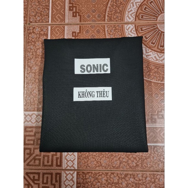 Áo Yên Sonic Viền Chỉ Đỏ Da Yên Thun Thái Mịn Loại 1