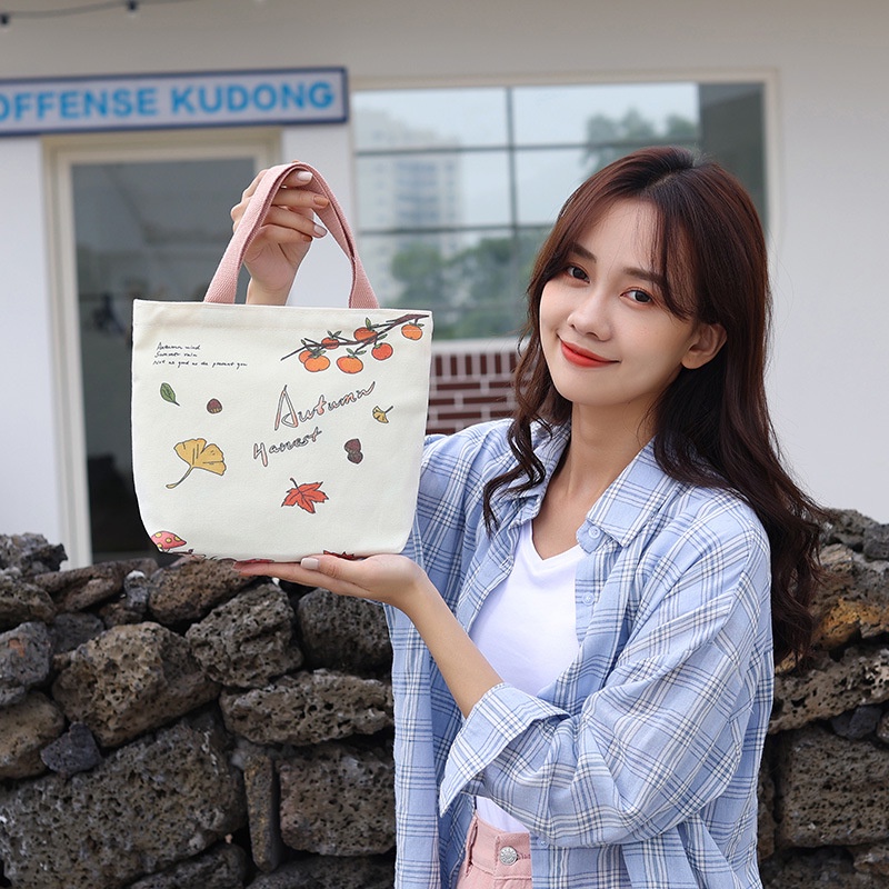 Túi xách tote DORRIKEY Ttf039 chất liệu vải thời trang 2022 cho nữ