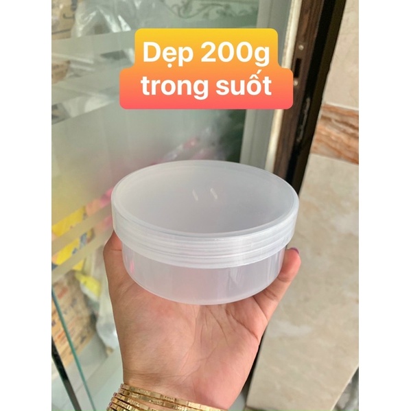 HỦ NHỰA DẸP ĐỰNG KEM 200g