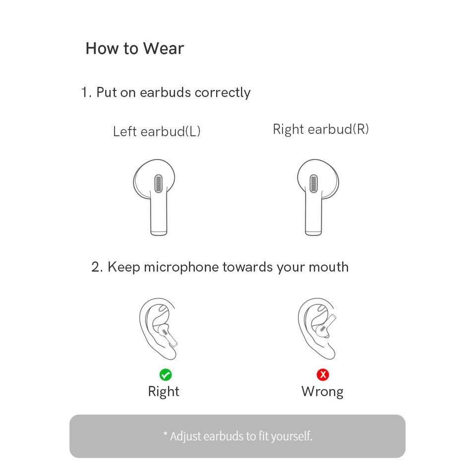 Tai Nghe Bluetooth Không Dây QCY T20 5.3 68ms 13mm Driver HIFI 4 Mic Kèm Phụ Kiện