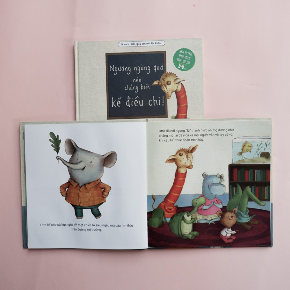 Sách - Ngượng ngùng quá nên chẳng biết kể điều chi - Crabit Kidbooks