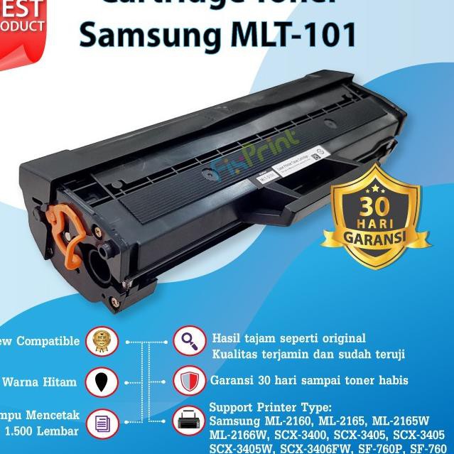 Hộp Đựng Mực Màu Đen Tương Thích Với Samsung Mlt-101 Mlt101 Mlt-D101S Ht0