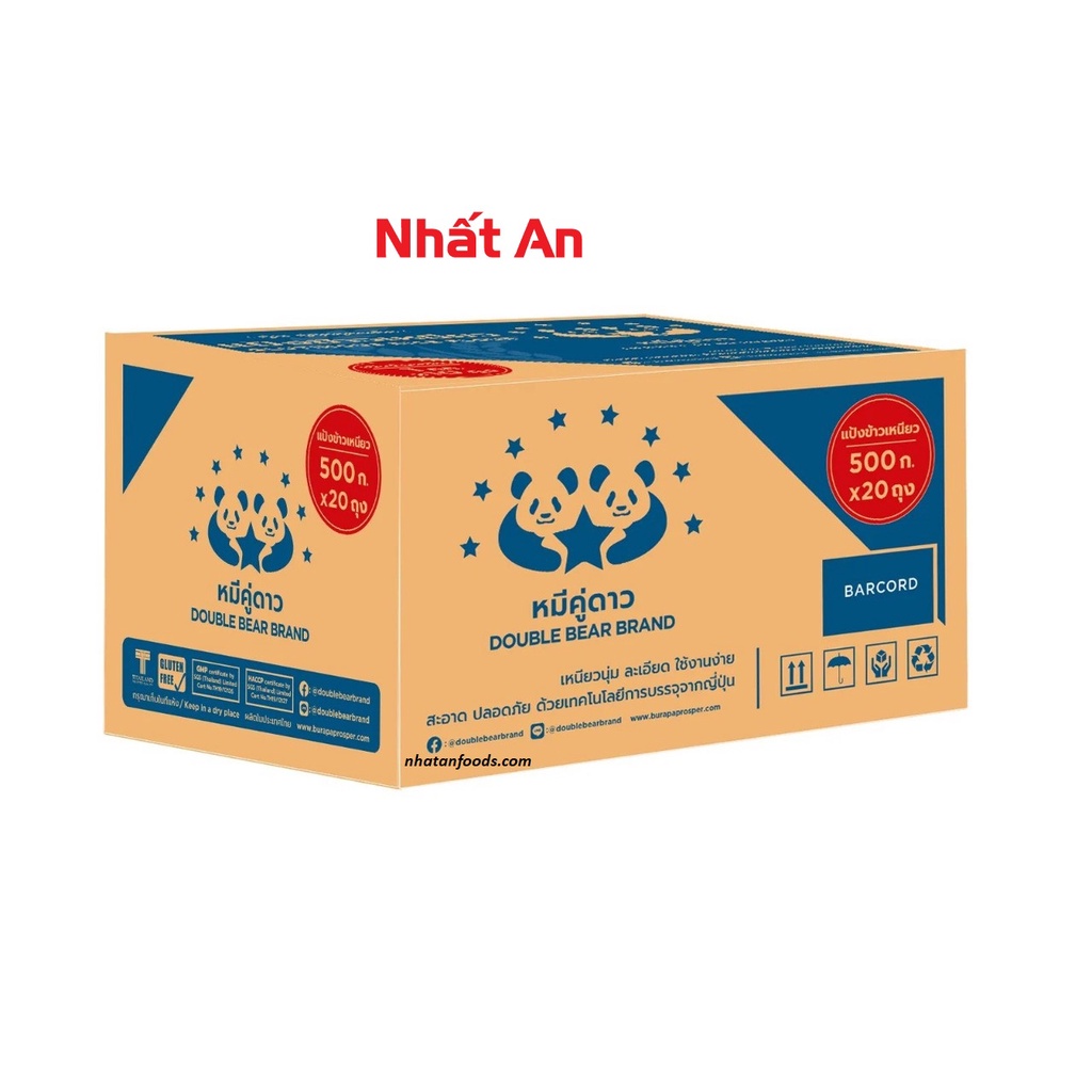 Bột nếp Thái Lan 500gr &amp; 1kg