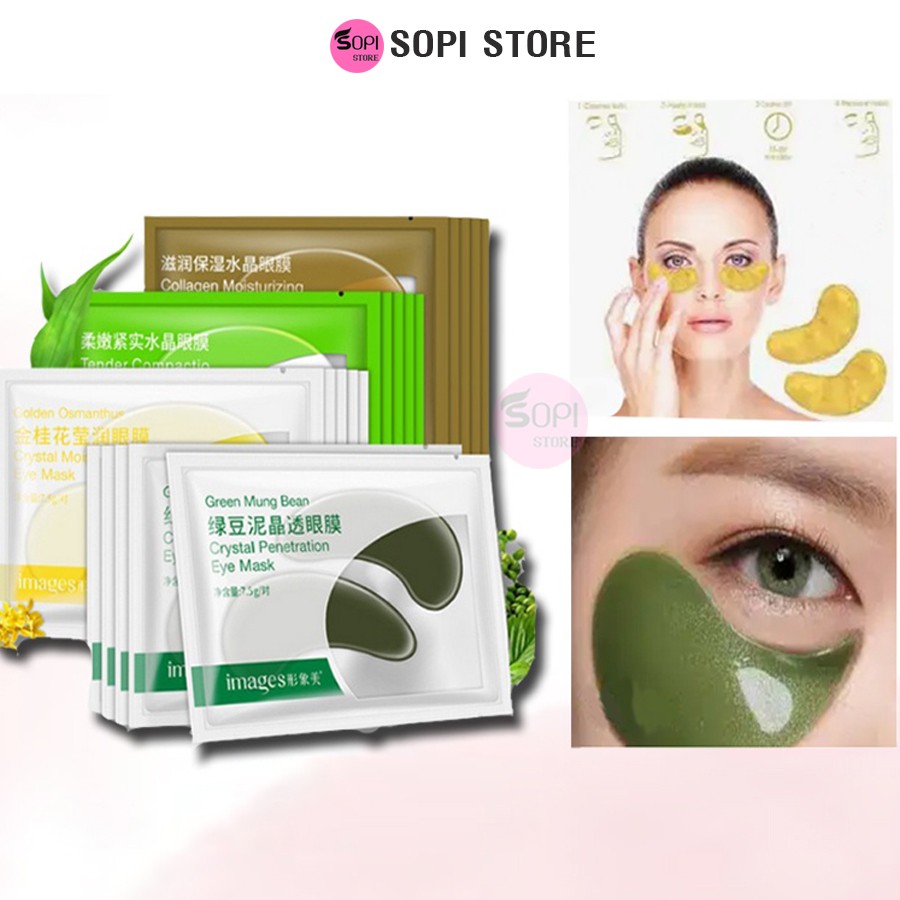 Mặt nạ dưỡng mắt Images giúp xóa quầng thâm nội địa Trung chính hãng - Sopi Store