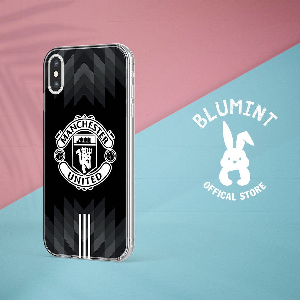 Ốp lưng Clb Manchester United đen trắng Iphone 6s/6plus/6s plus/7/7plus/8/8plus/x/xs/xs max/11/11 promax/12/12 promax_95