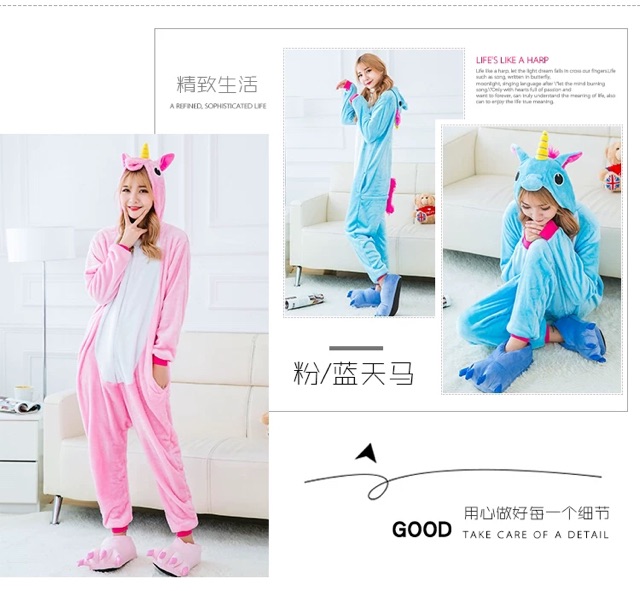 (ORDER) Bộ đồ thú đồ khủng long, pikachu, minion, stitch,...siêu cute hot hit (không kèm dép bông)