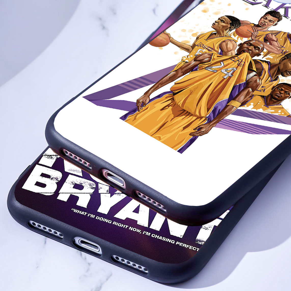 Samsung Galaxy S6 / S6 Edge / S6 Edge Plus + Silicone mềm Case vỏ điện thoại Kobe Bryant2