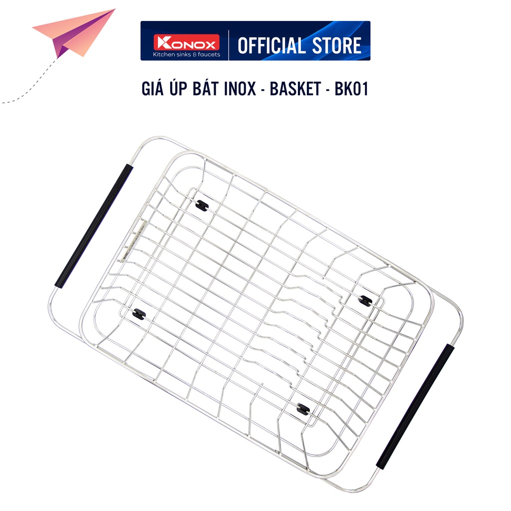 Giá úp bát inox KONOX - Basket BK01