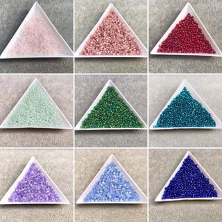Hạt cườm tấm 2mm nhiều màu đẹp - nguyên liệu handmade
