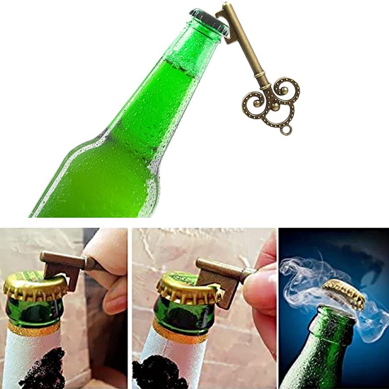 Set 50 Chìa Khóa Khui Nắp Chai Kèm Thẻ Phong Cách Vintage Độc Đáo