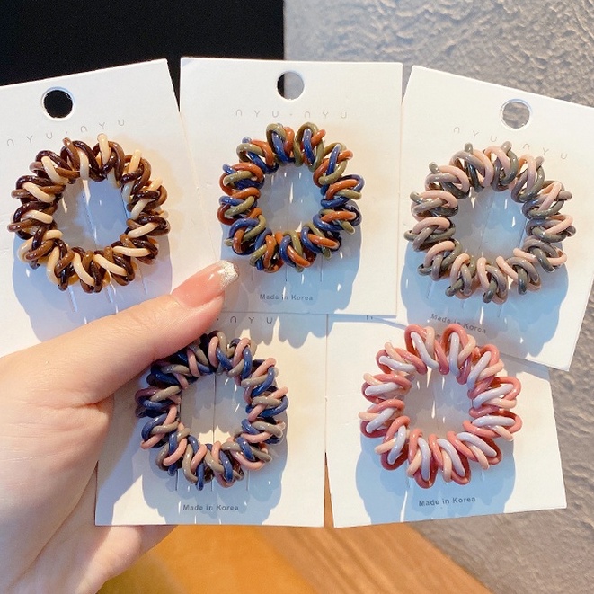 Dây Cột Tóc Co Giãn Phong Cách Hàn Quốc Đơn Giản Thời Trang Cho Nữ