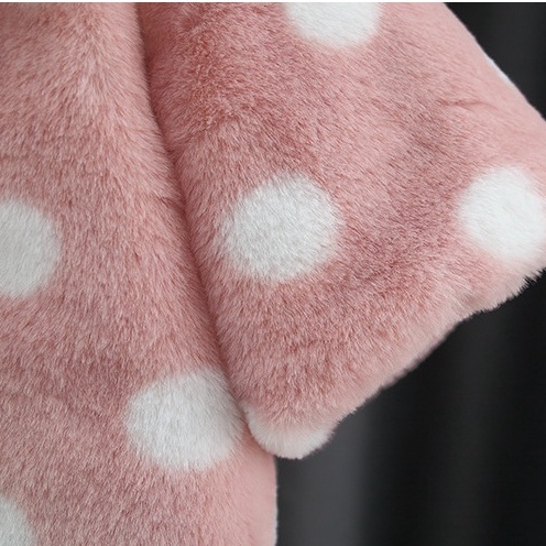 Áo Khoác Tay Dài Phủ Lông Dày Dặn Chống Gió In Họa Tiết Da Báo Thời Trang Mùa Đông Cho Bé Gái