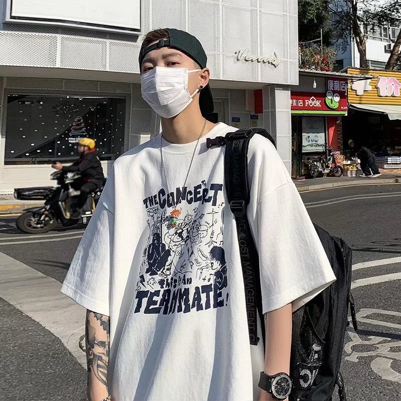 Áo Thun Tay Ngắn Thiết Kế Mới Năng Động Thời Trang Mùa Hè Dành Cho Nam 2022