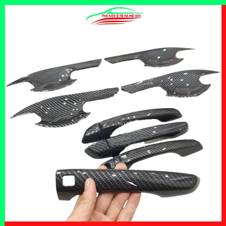 Ốp tay hõm Elantra 2016-2021 vân Carbon chống trầy bảo vệ cửa xe ô tô