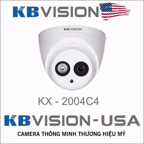 {Giá HỦY DIỆT} Camera KBVISION KX-2004C4 2.0 Megapixel (full HD) * SONY Chipset cho hình ảnh sắc nét