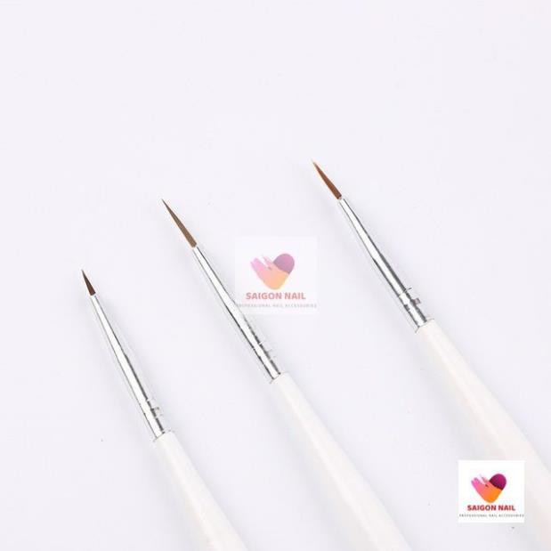 Bộ 3 cây Cọ râu ngắn