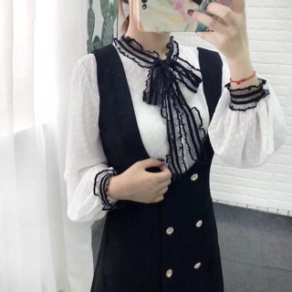 Váy yếm/ set áo sm +yếm