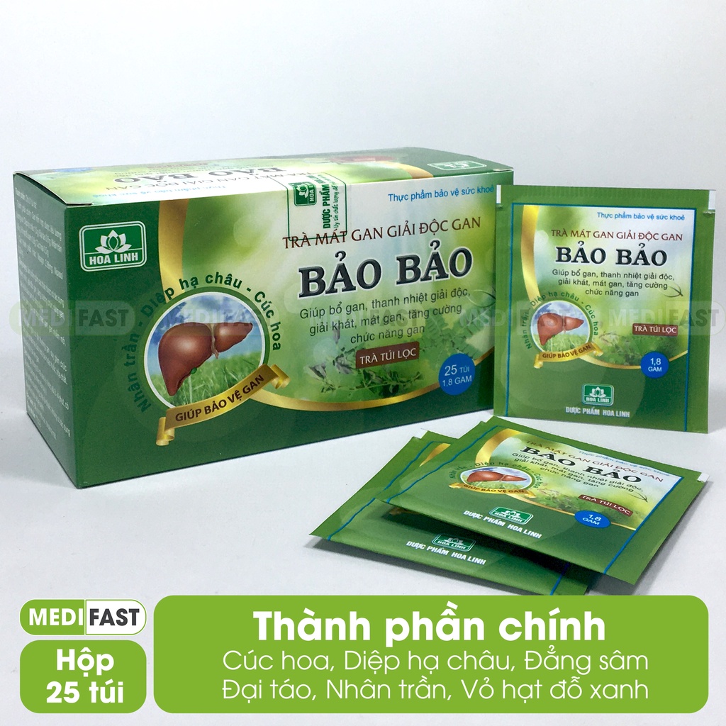 Trà Bảo Bảo - Giúp bổ gan, thanh nhiệt, giải độc, giải khát, mát gan, tăng cường chức năng gan