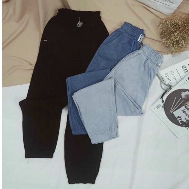 Quần jogger nhung gân (chất đẹp)