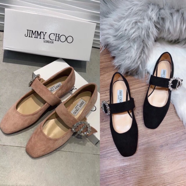 HOT Tháng 7 Giày búp bê jimmy choo quai ngang fullbox Tốt Nhất Rồi Đẹp Xịn :((