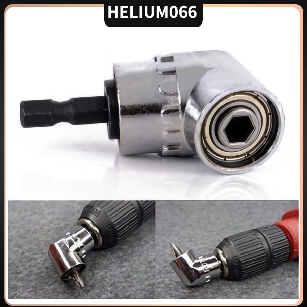 Bit góc tua vít quay 105 ° phụ kiện máy khoan điện phần mở rộng tệp đính kèm 1 / 4in HEX Helium066