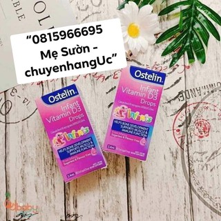 Vitamin D3 Drop dạng sữa Ostelin