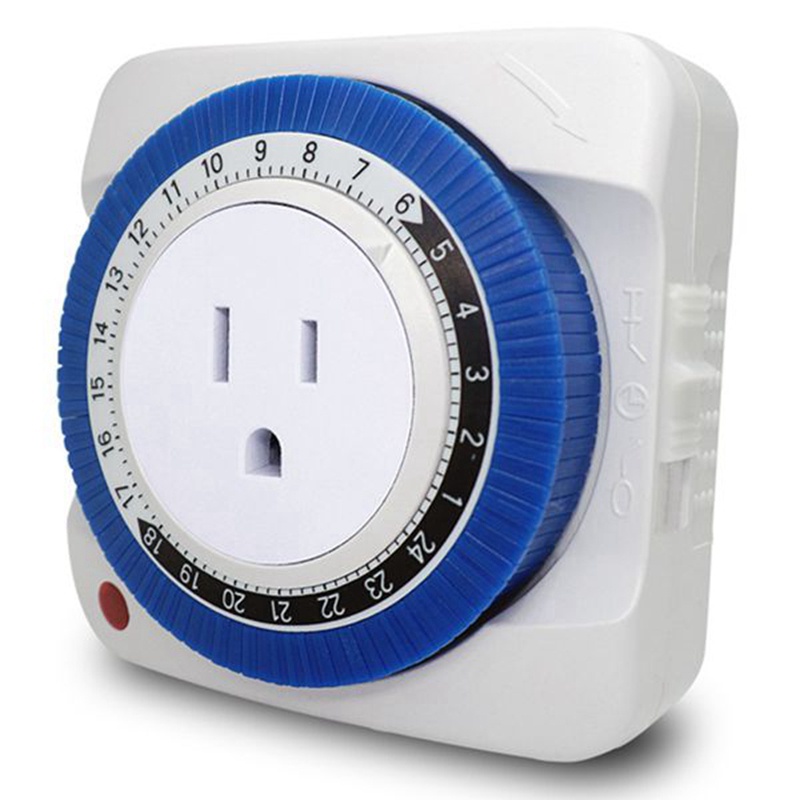 Ổ Cắm Điện Hẹn Giờ 24 Giờ 230V Tiết Kiệm Điện Năng