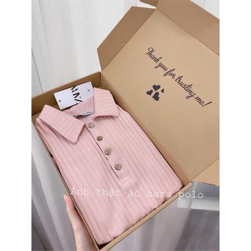 ÁO POLO DÀI TAY ZARA XUẤT