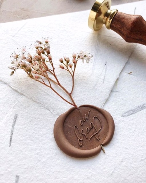 CON DẤU TEM SÁP THÀNH PHẨM - Combo 30 con dấu - Wax Seal