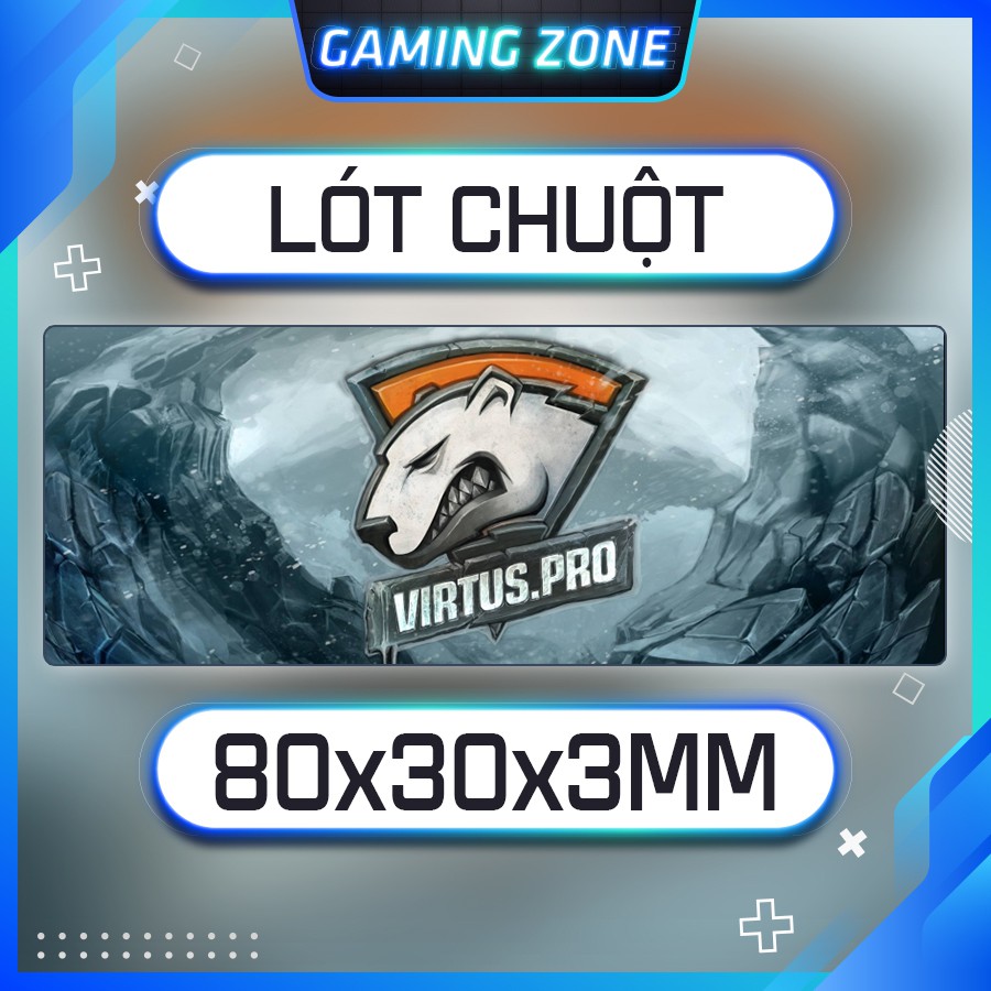 Lót chuột, bàn di chuột chơi game Virtus Pro CSGO chống trượt siêu bền siêu đẹp