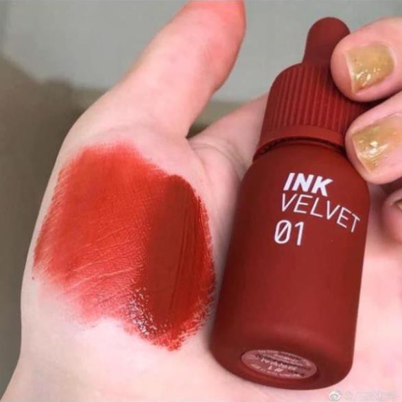 Tết Son kem lì Peripera Ink Velvet màu 01 .