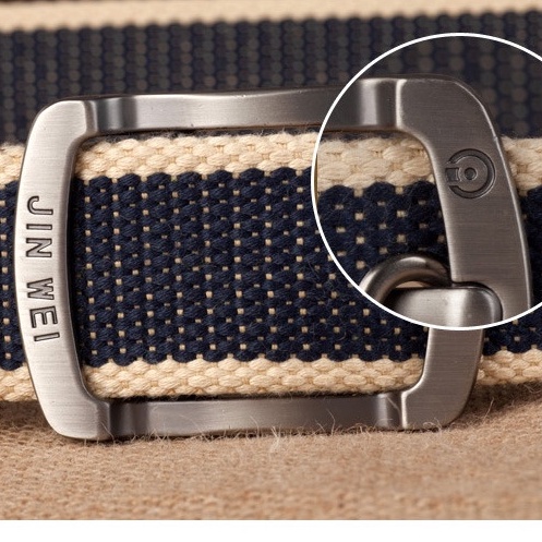 Thắt lưng vải chất liệu canvas Size 3.8 x 110cm,khóa kim loại,phong cách bền đẹp độc đáo