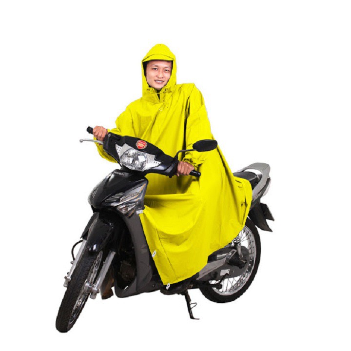 Áo Mưa RANDO Cosy APPS-16 - Free size - Nhựa PVC cao cấp | Áo Mưa Không Ướt Ống Quần | Hibuauto