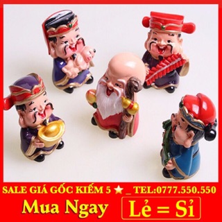 Bộ tượng 5 ông thần tài phúc lộc thọ