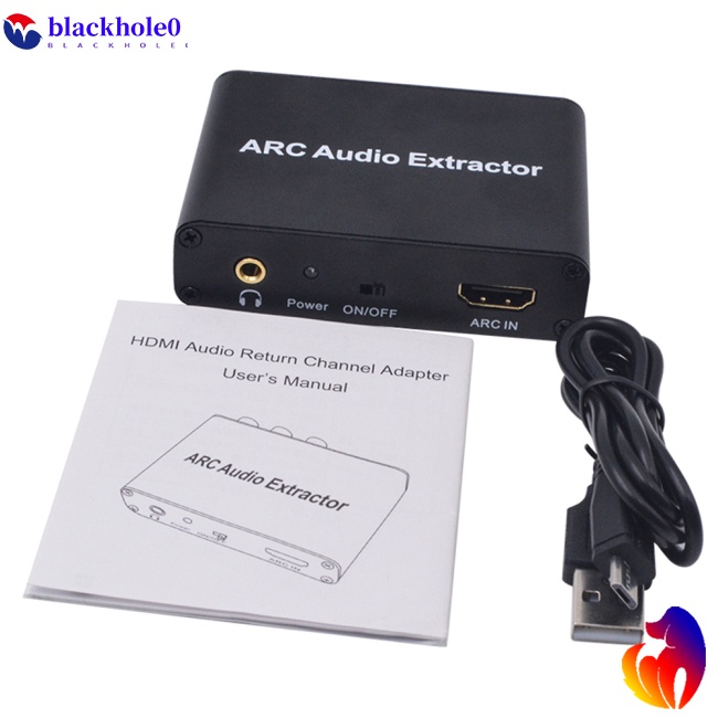 BH ARC Audio Adapter HDMI Audio Converter Coaxial/Optical/3.5mm Output
