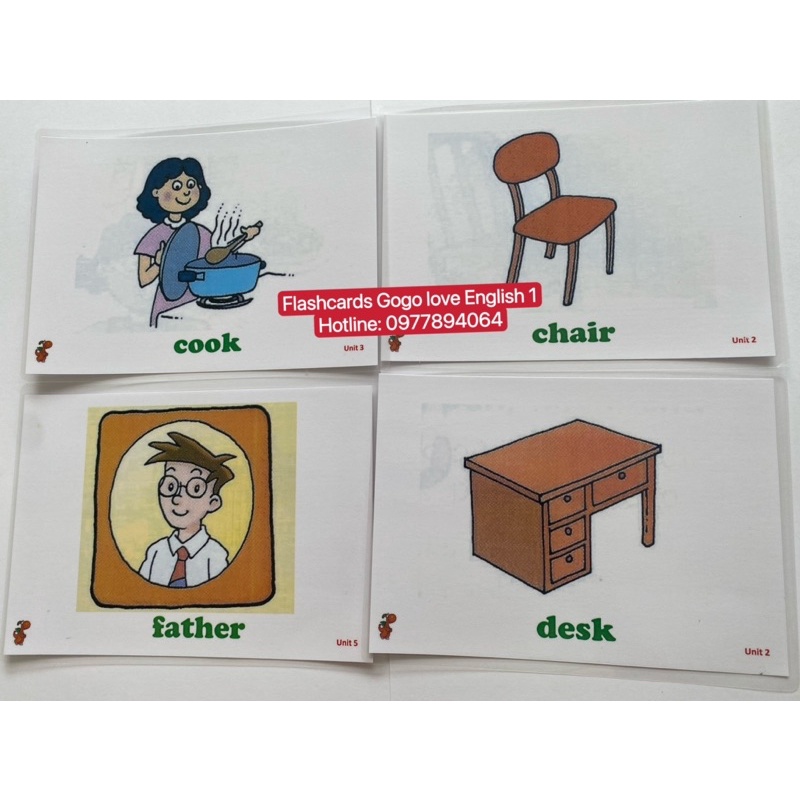 Flashcards Tiếng Anh Gogo loves English dạy trẻ từ 5-7 tuổi