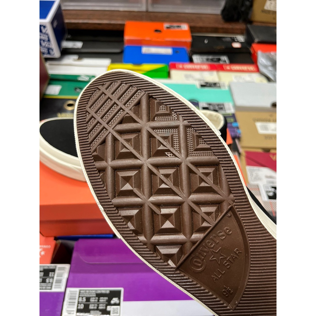 Giày thể thao CONVERSE SLIP ON - cv lười đen đế trắng thể thao nam nữ