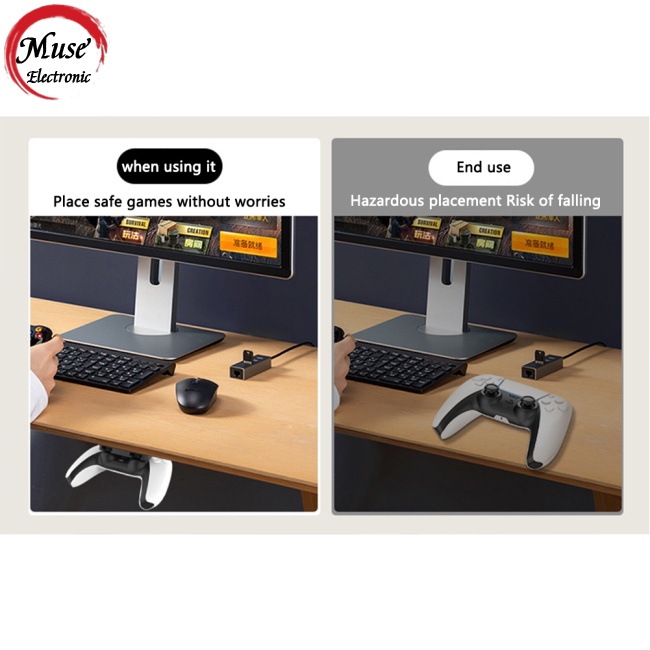 Giá Đỡ Tay Cầm Chơi Game Ps5 / ps4 Có Móc Treo Tiện Dụng
