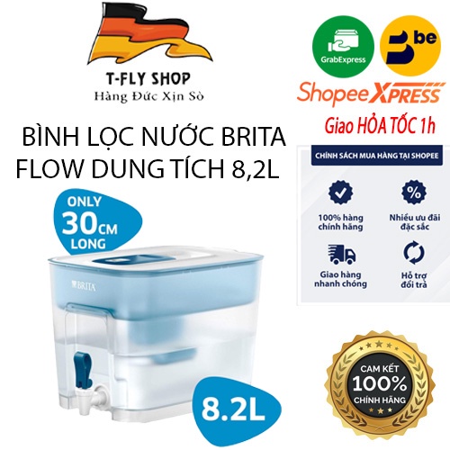 BÌNH LỌC NƯỚC BRITA FLOW DUNG TÍCH 8,2L [NHẬP ĐỨC]