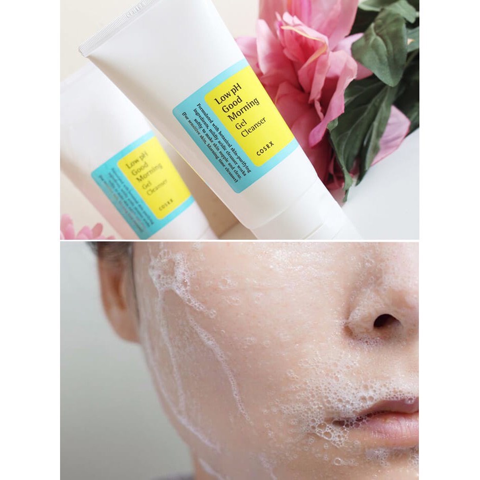 Sữa Rửa Mặt Cosrx Low pH Good Morning Gel Cleanser, Gel Rửa Mặt Sạch Mụn Kiềm Dầu se khít Chân Lông (150ml) | BigBuy360 - bigbuy360.vn