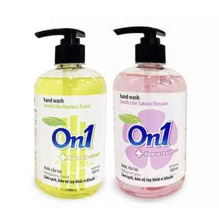 Nước rửa tay On1 - 500ml Fresh Sakura, Bamboo Charcoal