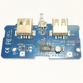 Mạch sạc PlN dự phòng 2A 2 cổng OUT