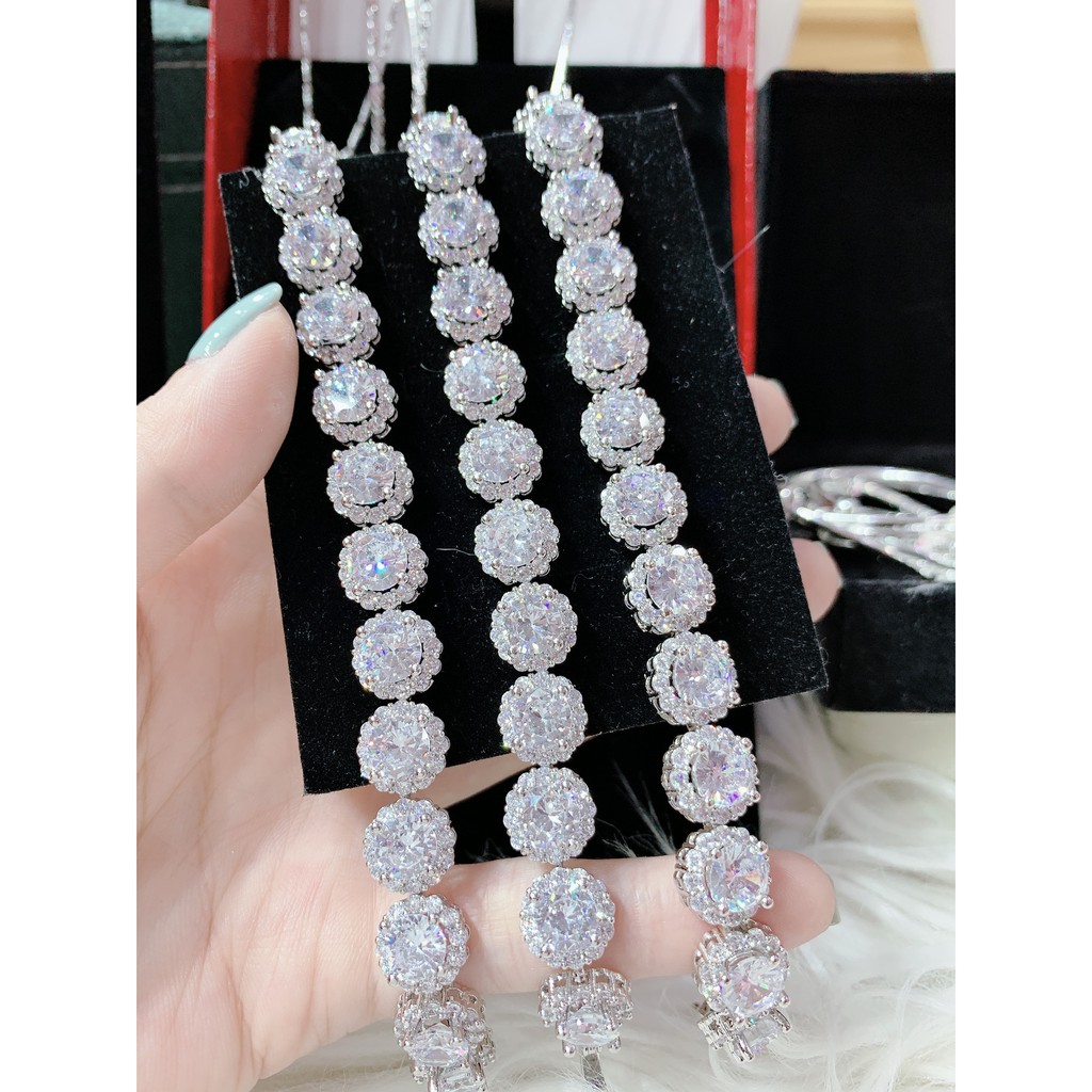 Lắc tay full xoàn đá siêu sáng , lắc tay cao cấp giá rẻ lt97 | BigBuy360 - bigbuy360.vn