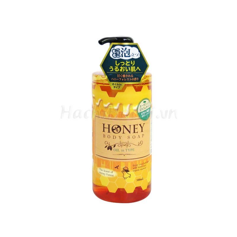 SỮA TẮM HONEY BODY SOAP OIL IN TYPE 500ML - Hachi Hachi Japan Shop