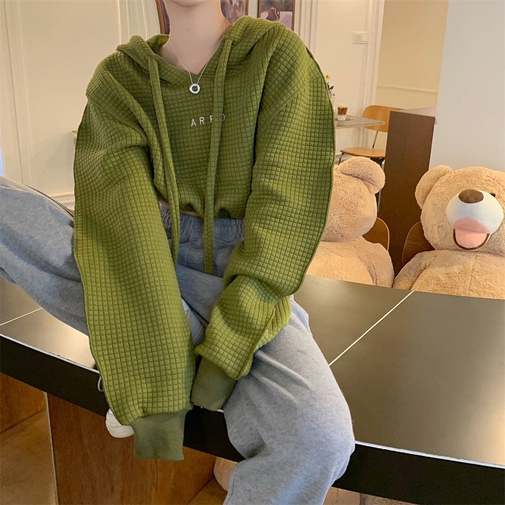 Áo sweater có mũ phong cách cổ điển thời trang cho nữ