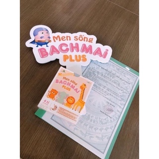 Combo 2 hộp Men sống bạch mai plus - Men tiêu hóa bạch mai hỗ trợ dứt điểm tình trạng táo bón cho trẻ em, người lớn
