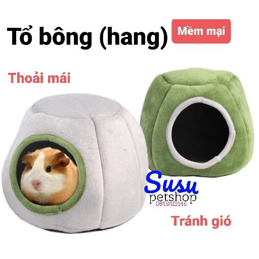 Tổ bông (hang) tránh gió cho Thỏ, Bọ....