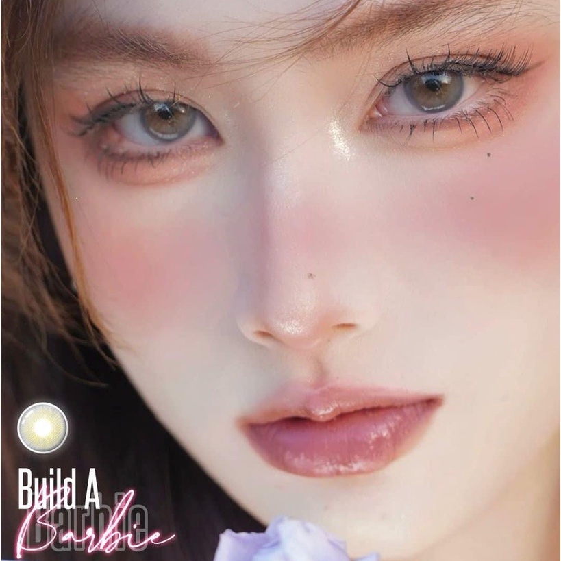 Barbie - Lens Xám Tây Hot Tiktok Tự Nhiên Như Mắt Thật - Chính Hãng Hàn Quốc - Bảo Hành 2 Tuần - DeNOOR