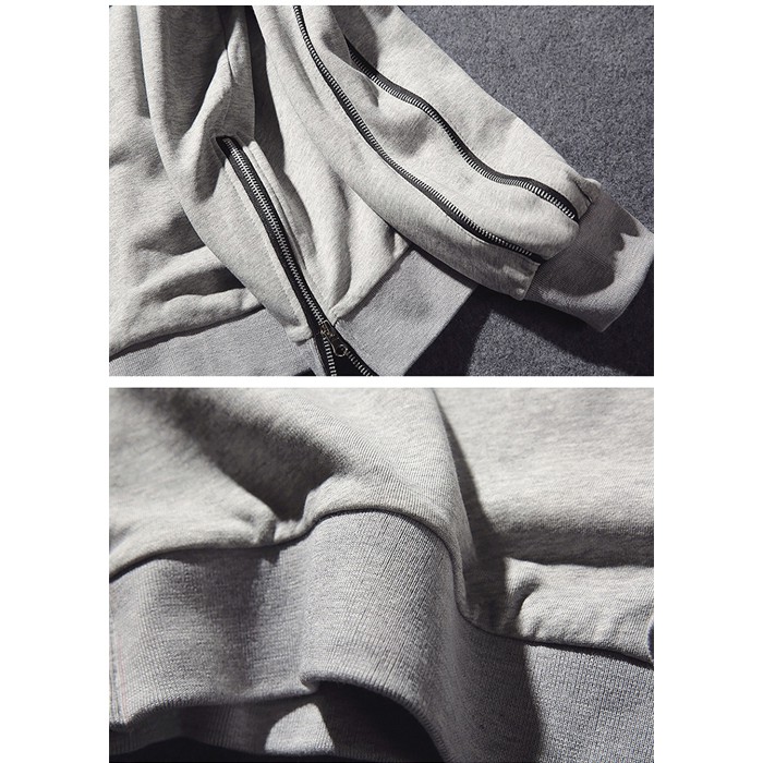 Áo Thun Sweater arm zip Fox_ Unisex | BigBuy360 - bigbuy360.vn