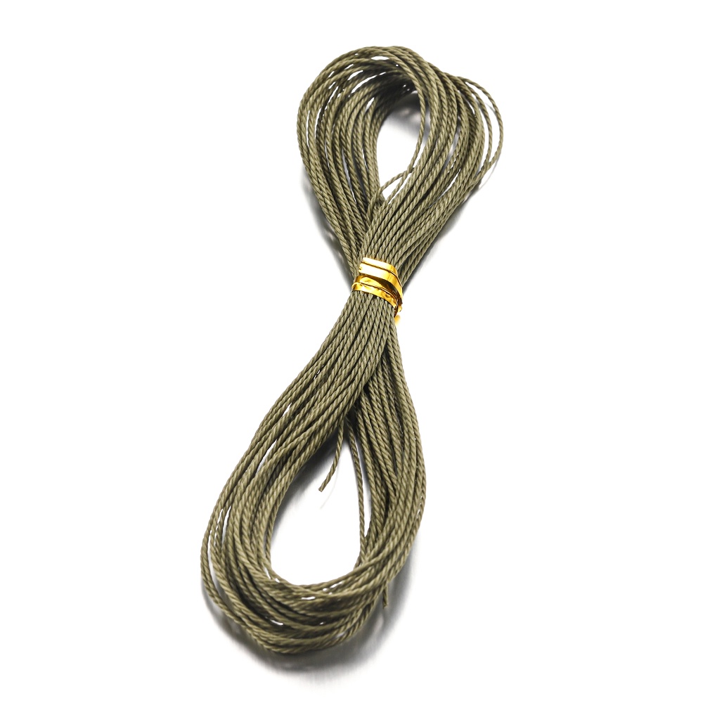 St.kunkka 10M 1mm Bông sáp nhiều màu Sợi dây bện Dây đeo tay Làm đồ trang sức